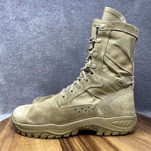 Belleville Military Boots Mens Size 6.5 R C320 Vibram Lace Up Combat Brown Tan main image 7